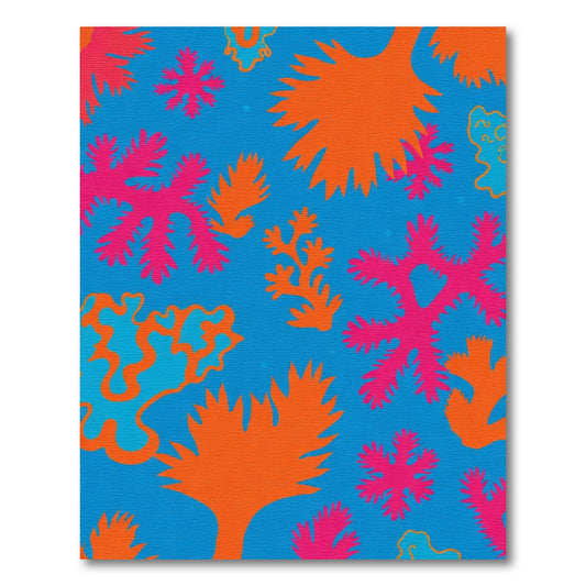 Coral Reef Ocean Bold Abstract Rug