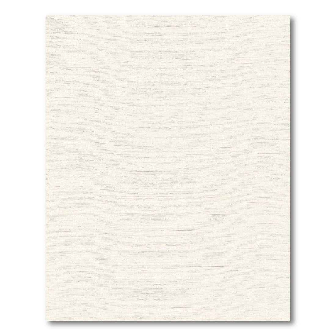 Cream Subtle Horizontal Stripe Rug