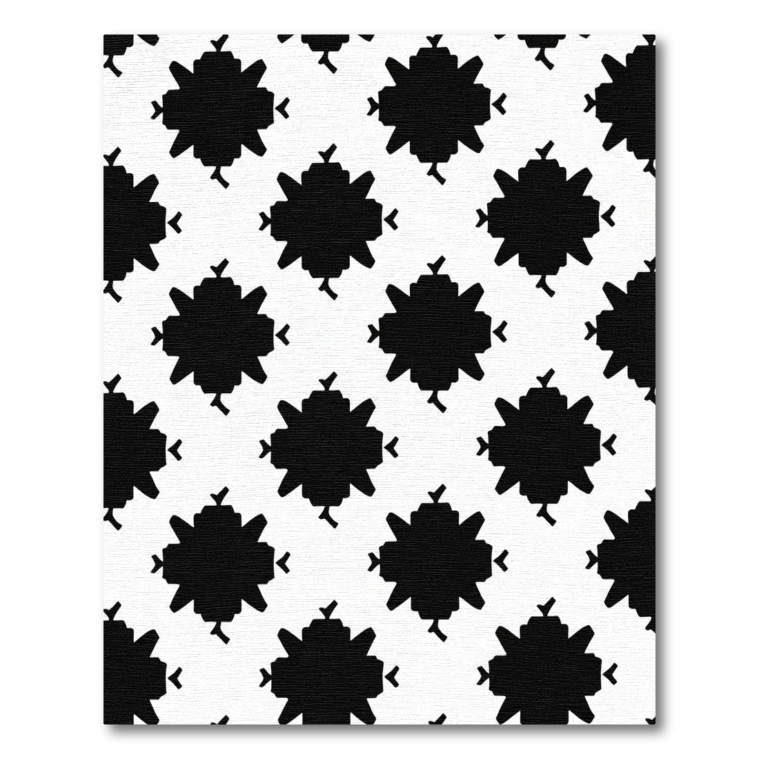 Monochromatic Starburst Diamond Arrangement Rug