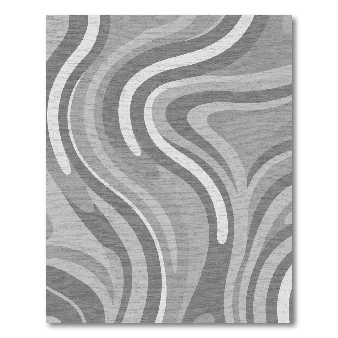 Monochromatic Swirl Abstract Stripe Rug