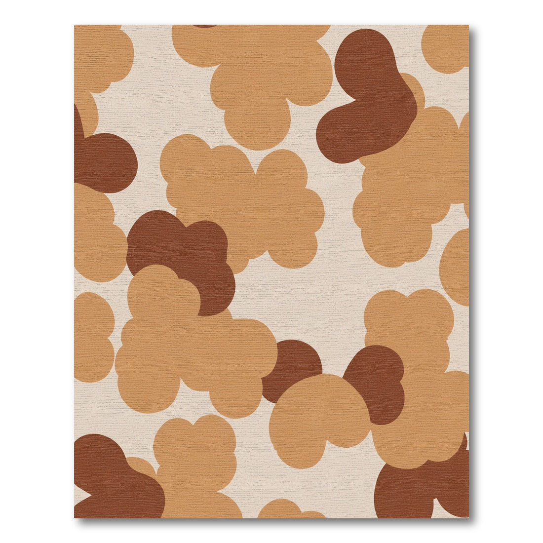 Brown Cloud Organic Arrangement Rug