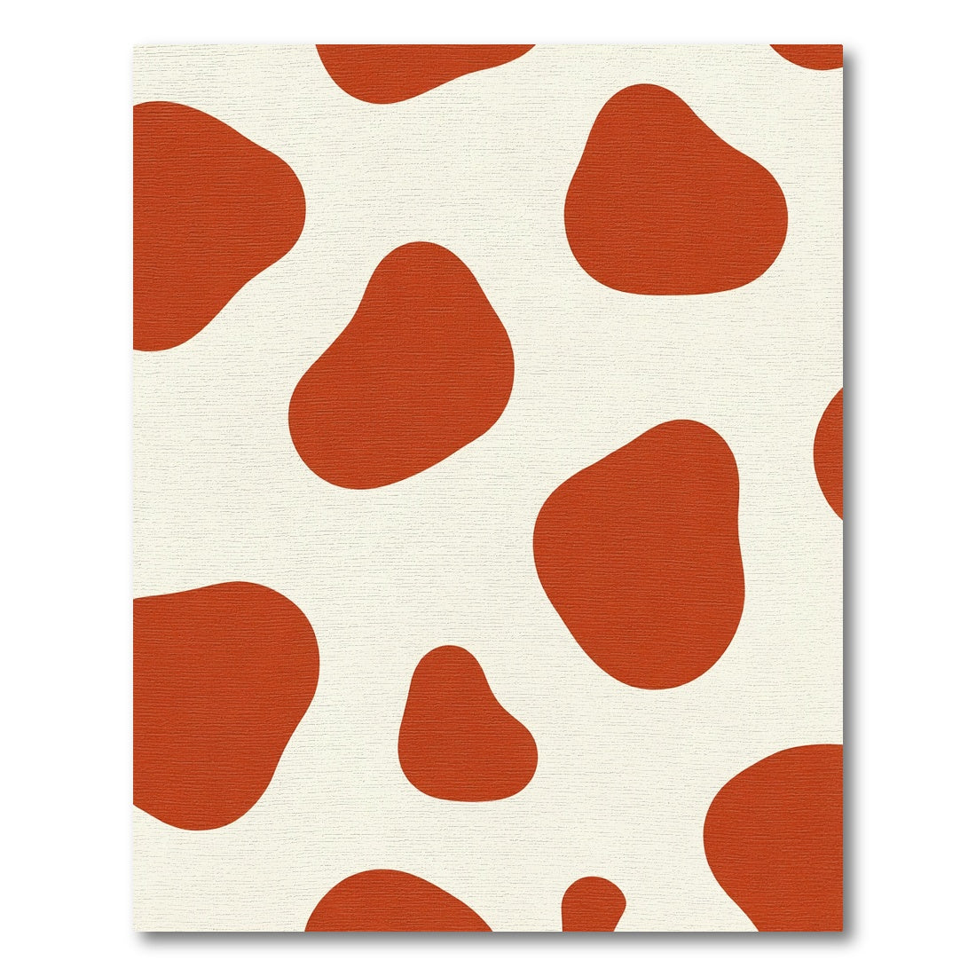 Terracotta Organic Spot Pattern Rug