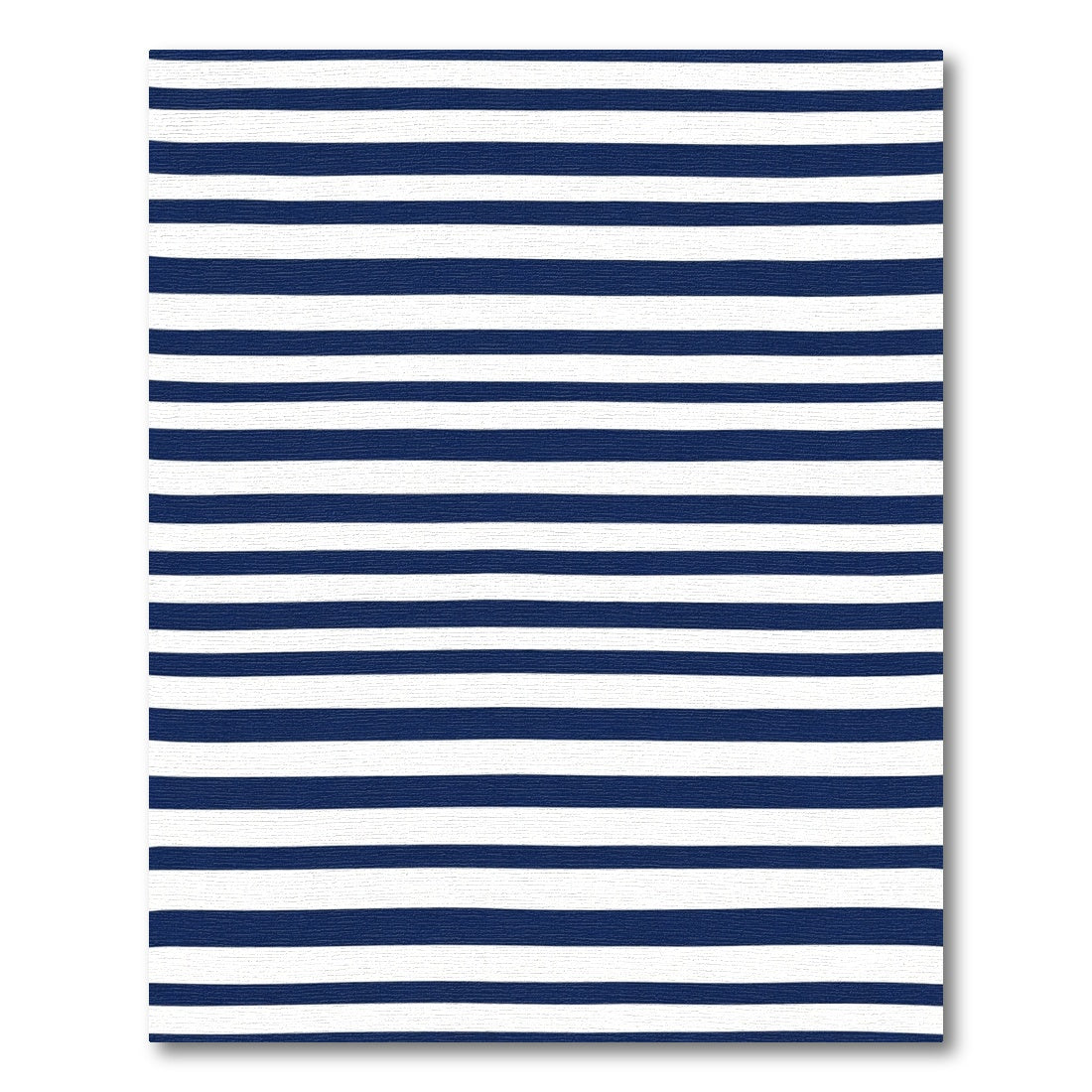Navy White Endless Stripe Rug