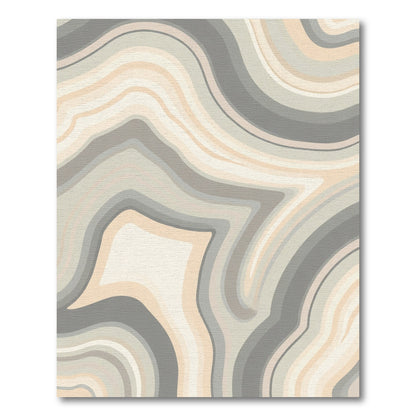 Abstract Swirl Agate Stone Rug