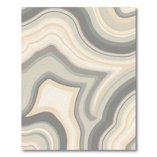 Abstract Swirl Agate Stone Rug