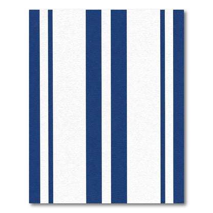Classic Blue And White Stripe Rug