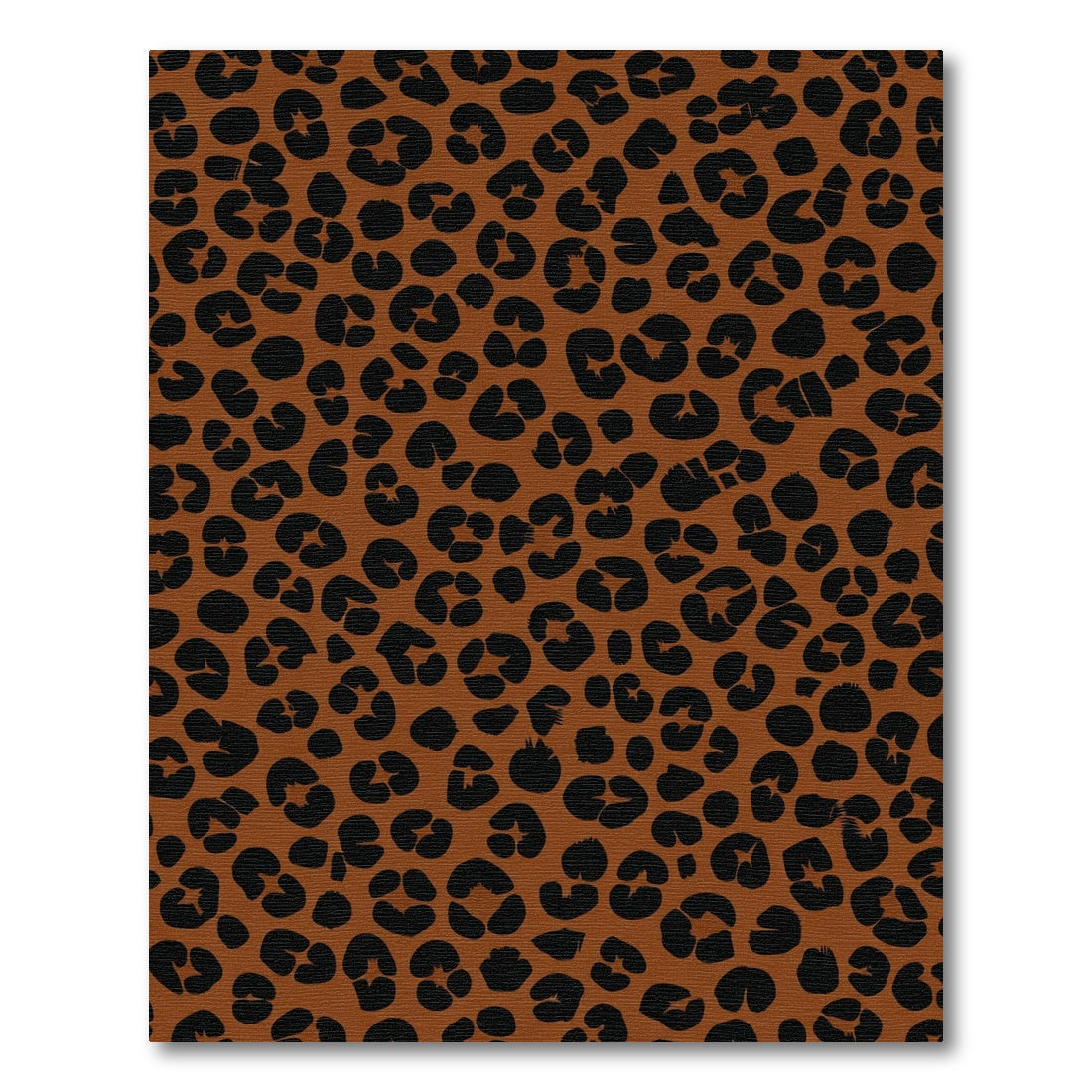 Classic Black Leopard Spot Rug