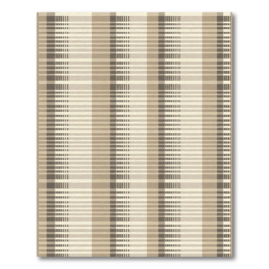 Neutral Beige Vertical Stripe Harmony Rug