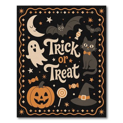 Trick or Treat Halloween Kids Cartoon Rug