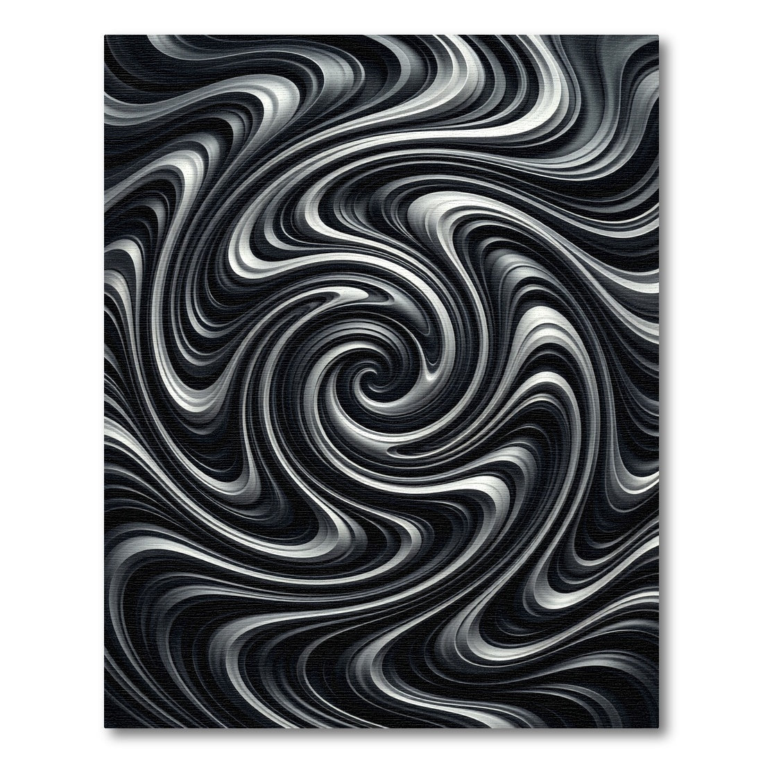 Monochromatic Swirl Abstract Texture Rug