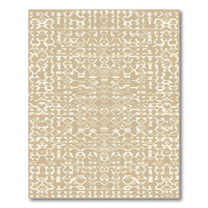 Neutral Geometric Ethnic Abstract Rug