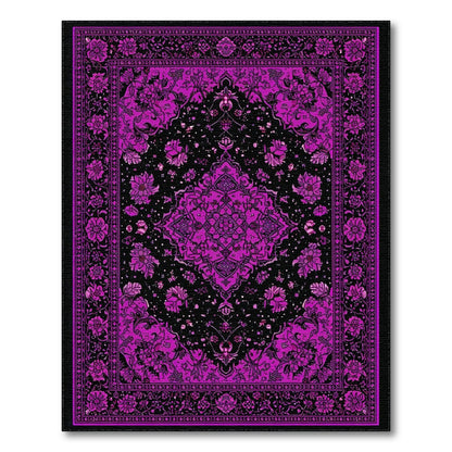 Purple Floral Persian Area Rug