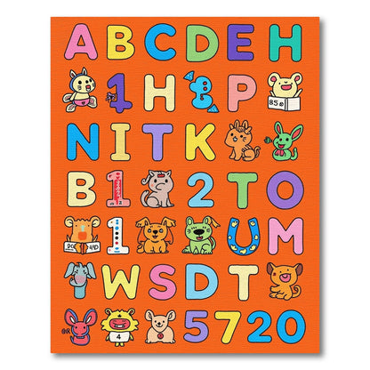 Alphabet Animals And Numbers Rug