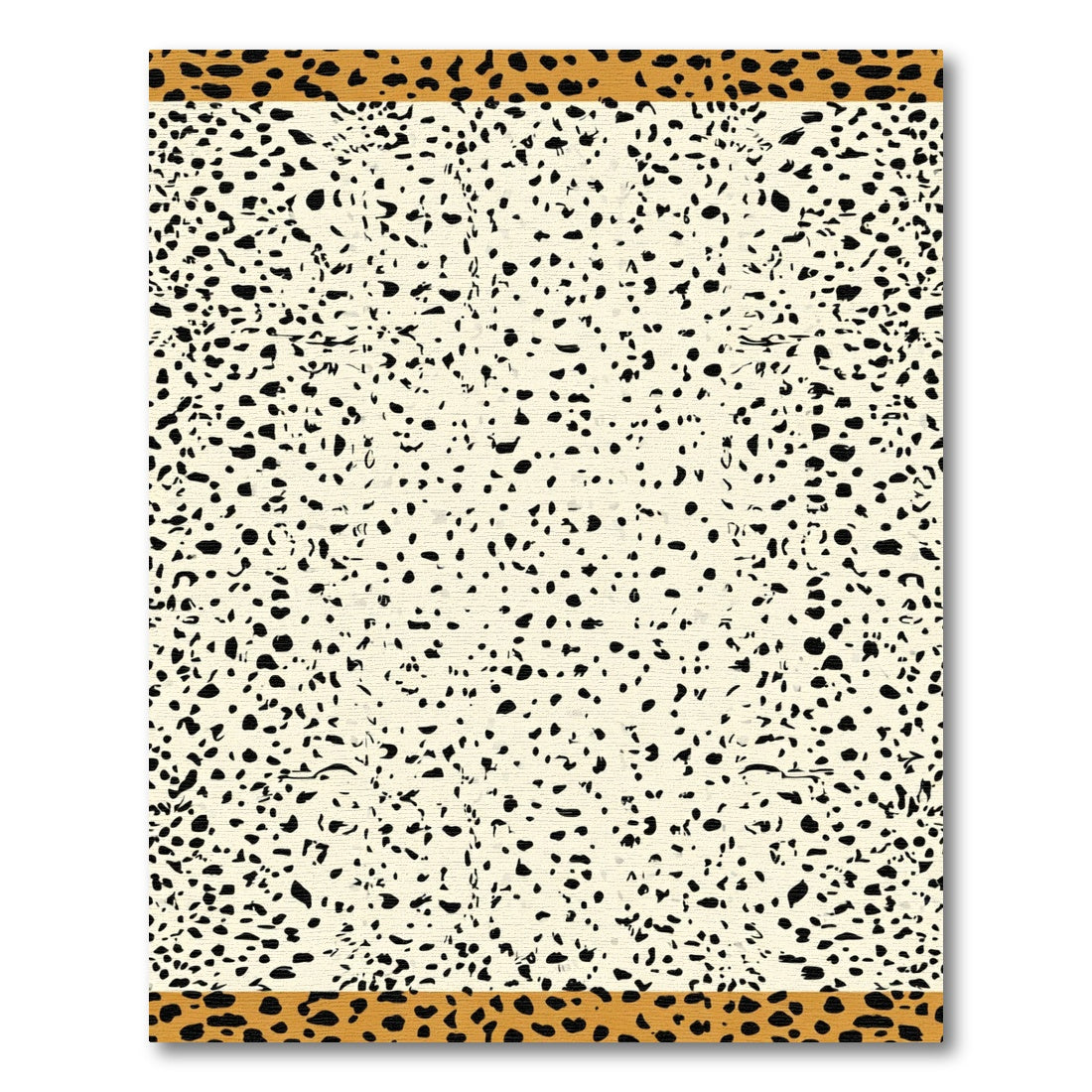 Cream Speckled Terracotta Spots Rug
