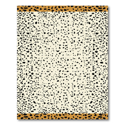 Cream Speckled Terracotta Spots Rug