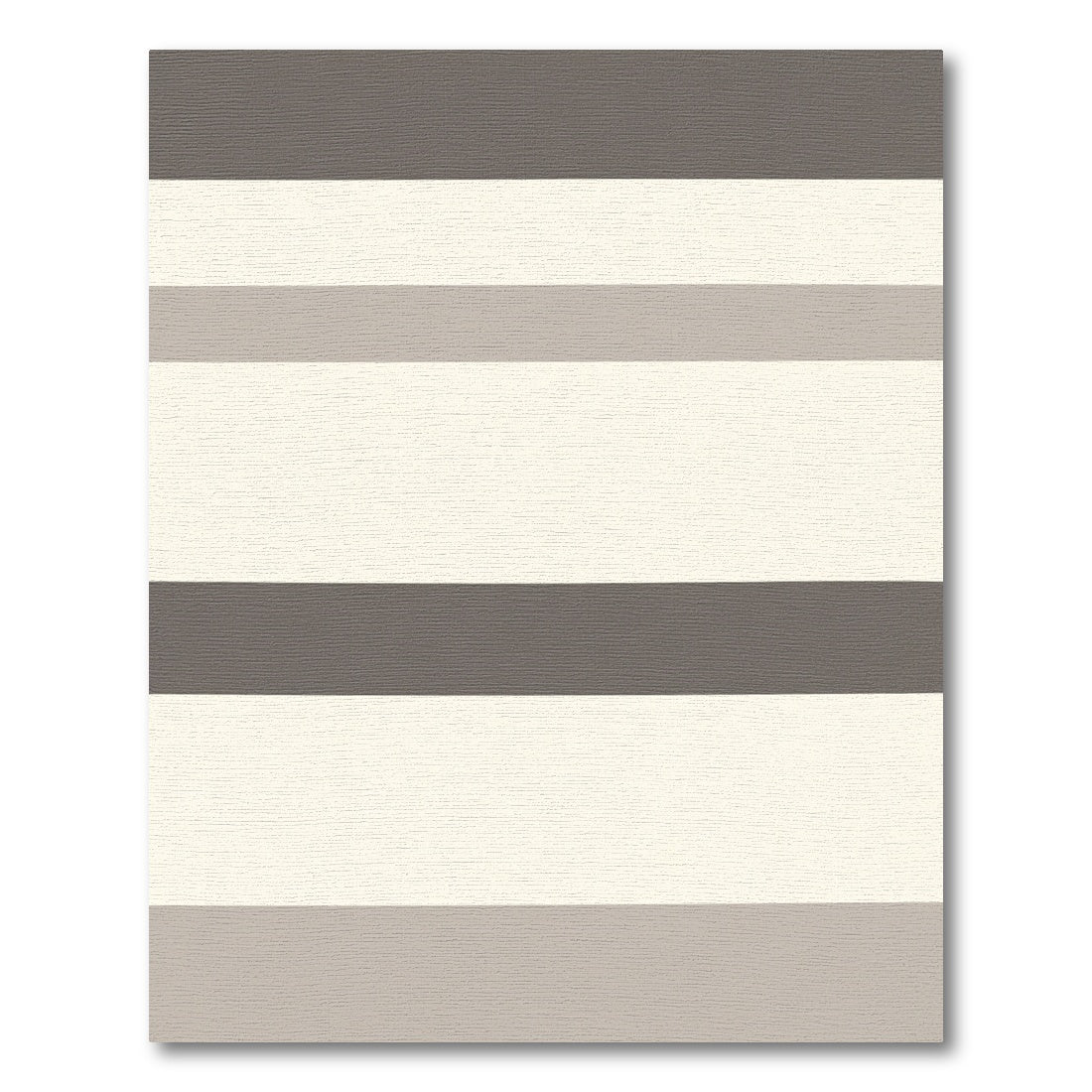 Neutral Tones Wide Stripe Rug