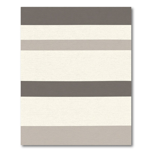 Neutral Tones Wide Stripe Rug