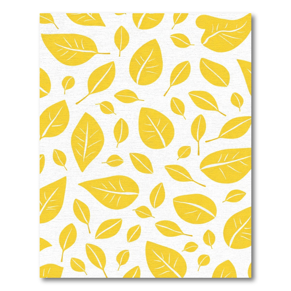 Golden Leaf Scatter Surface Rug