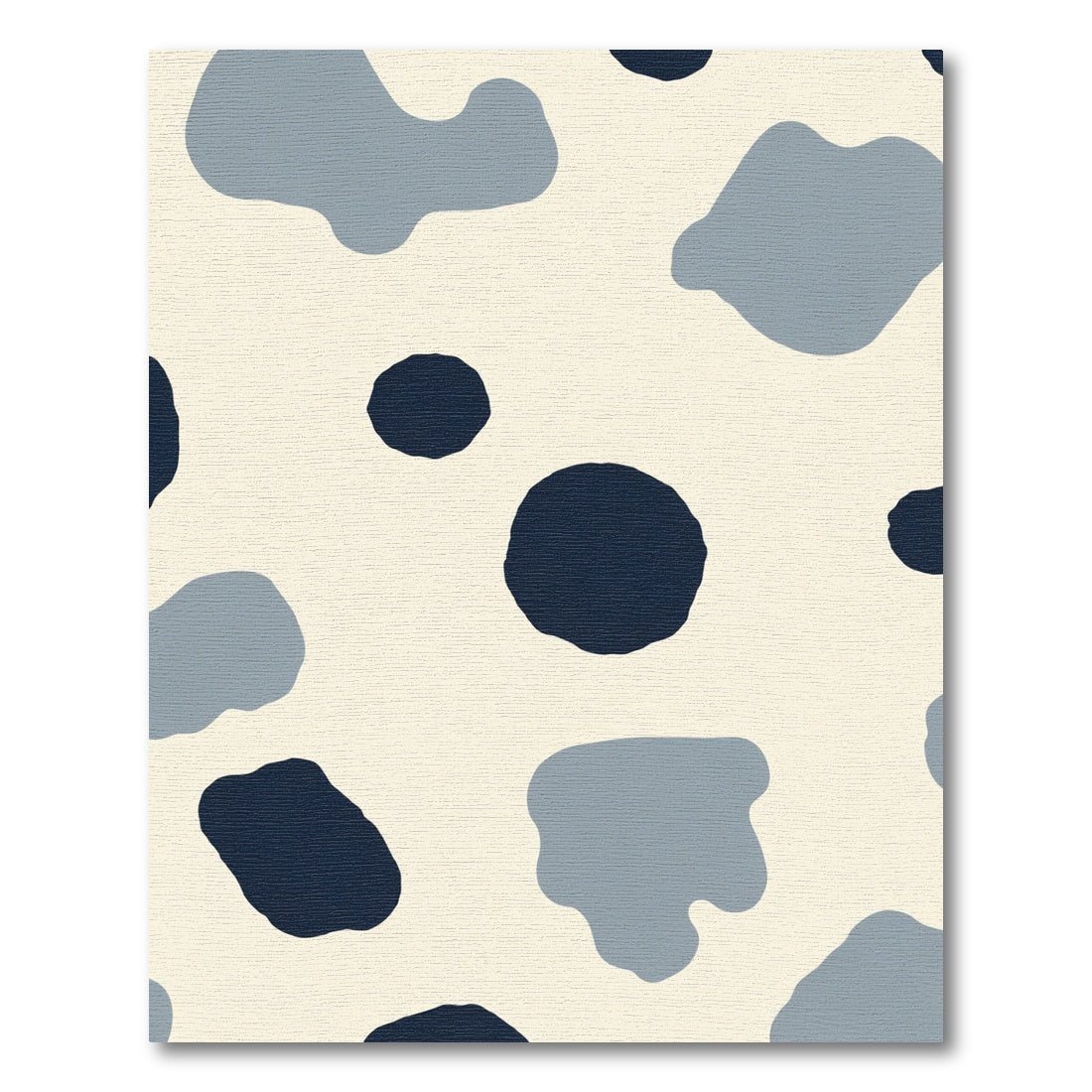 Cream Tan Speckled Abstract Spots Rug