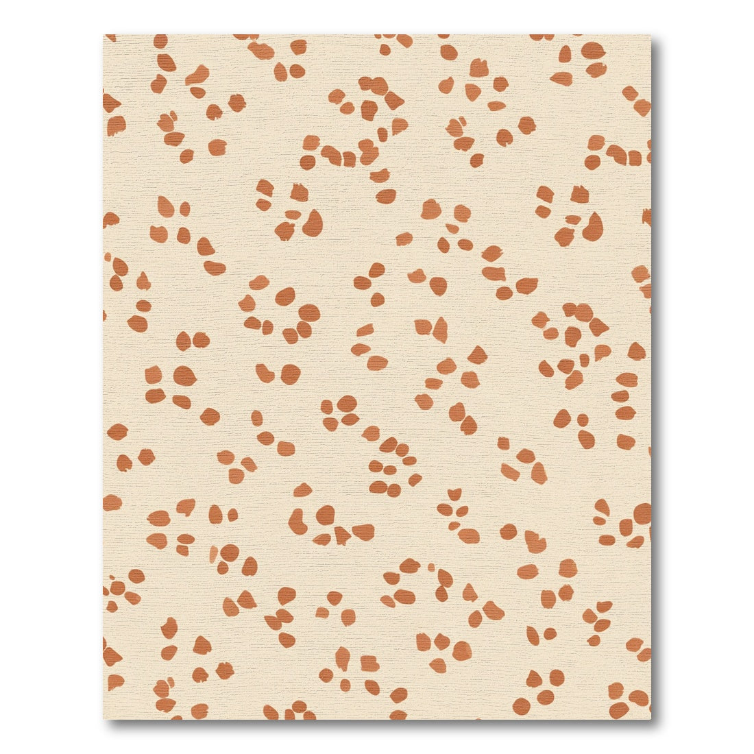 Terra Cotta Speckled Abstract Rug