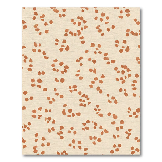Terra Cotta Speckled Abstract Rug