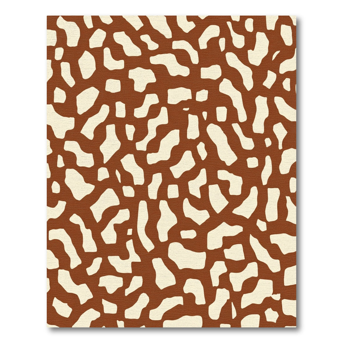 Terra Cotta Organic Blotches Rug