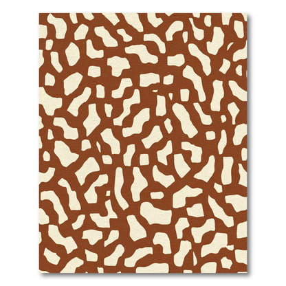 Terra Cotta Organic Blotches Rug