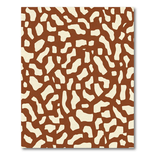 Terra Cotta Organic Blotches Rug