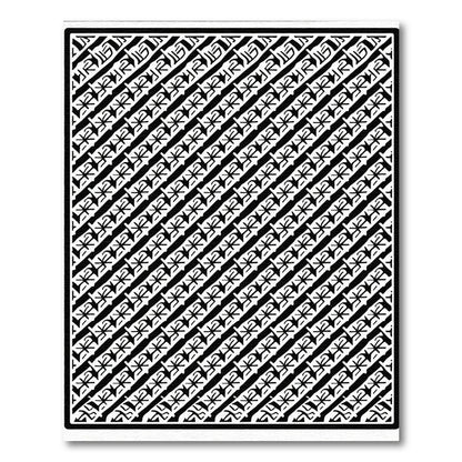 Black White Abstract Diagonal Stripe Rug