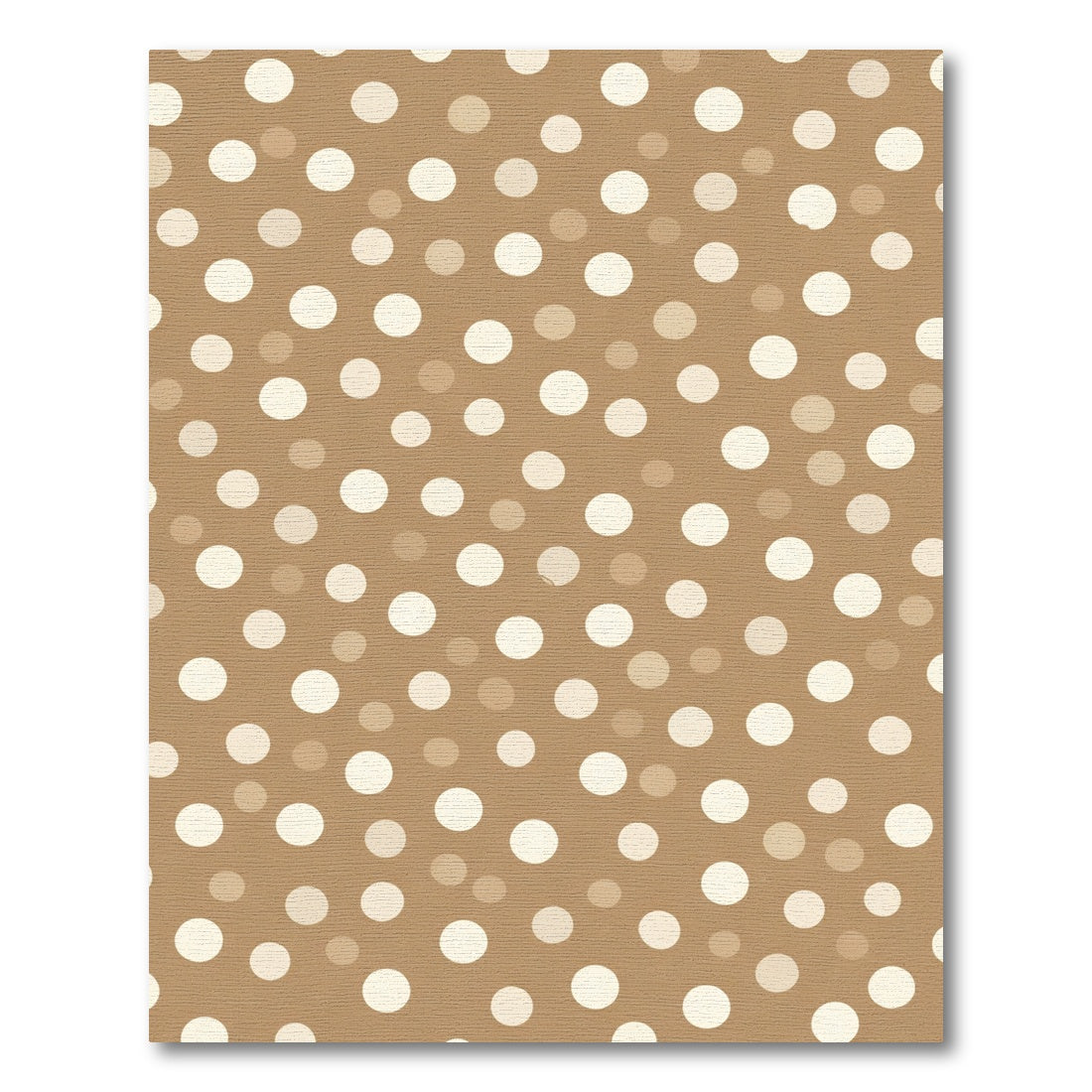 Neutral Tone Polka Dot Scatter Rug
