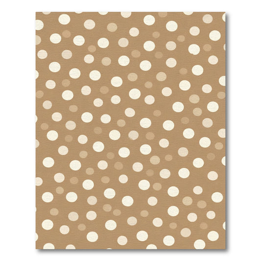 Neutral Tone Polka Dot Scatter Rug