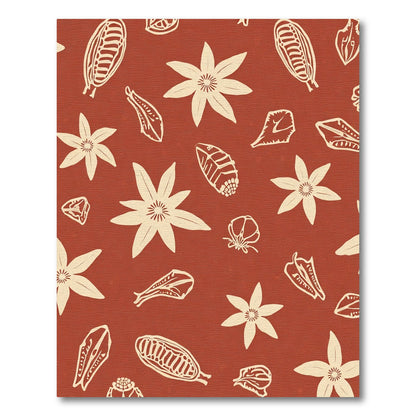 Sienna Cream Botanical Scatter Rug