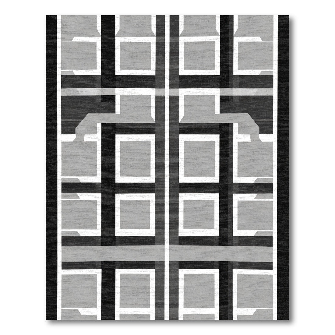 Monochromatic Grid Lattice Squares Rug