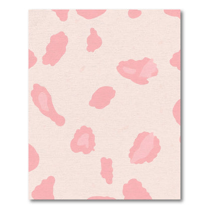 Pink Strawberry Cow Spots Rug