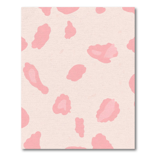Pink Strawberry Cow Spots Rug