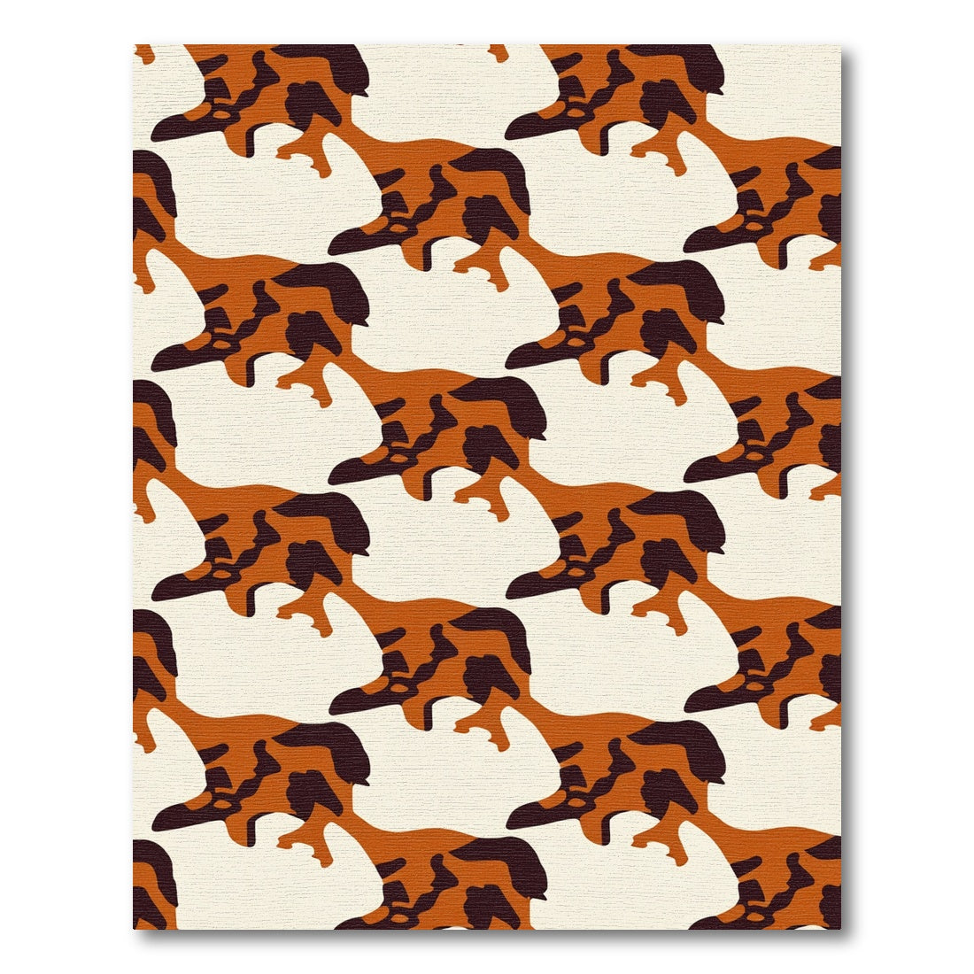 Amber Ochre Abstract Organic Rug