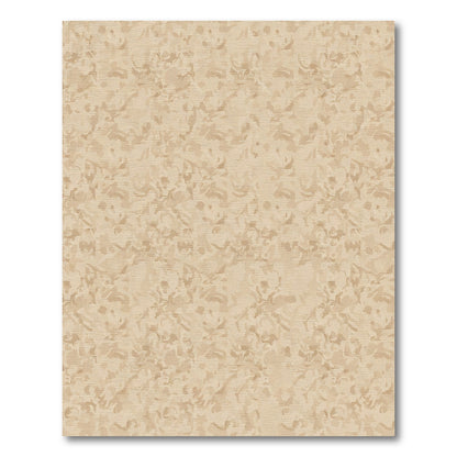 Earthy Beige Abstract Swirl Rug