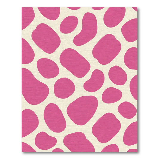 Hot Pink Blob Spot Rug