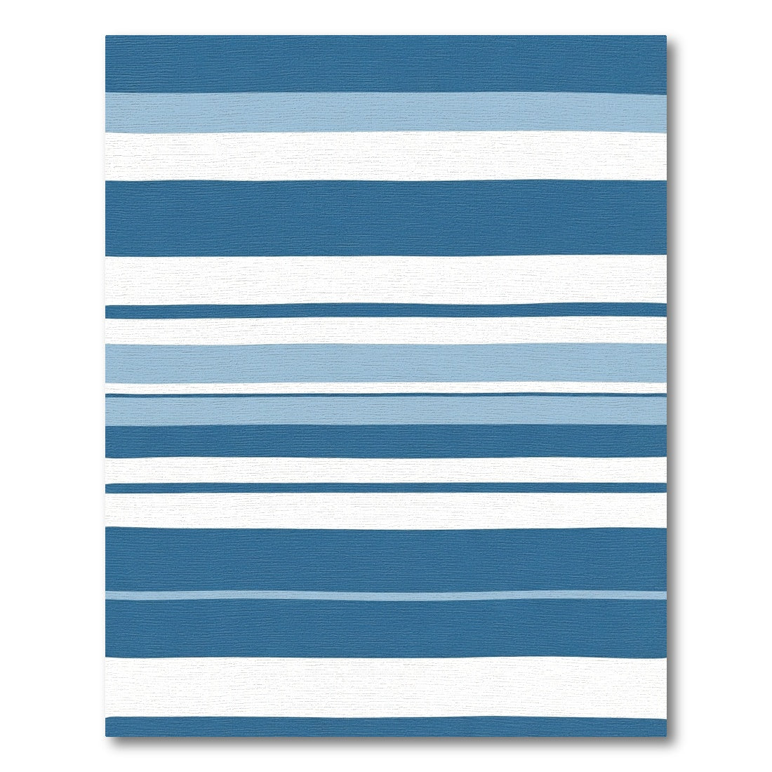 Seaside Blue Multistripe Rug