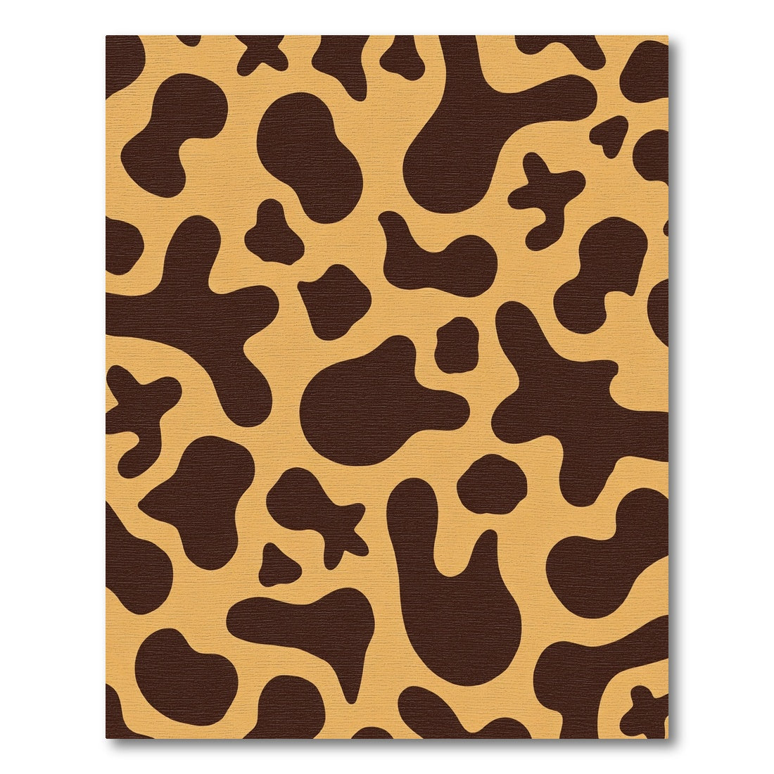 Brown Spots on Tan Background Rug
