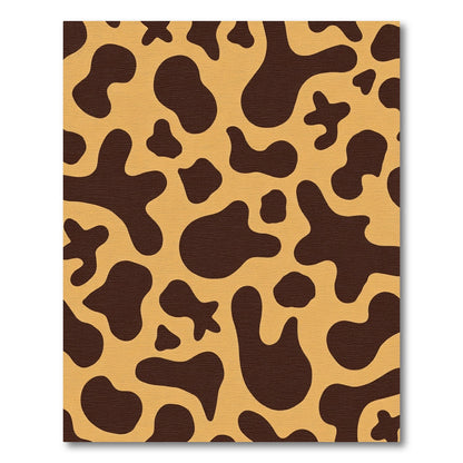 Brown Spots on Tan Background Rug