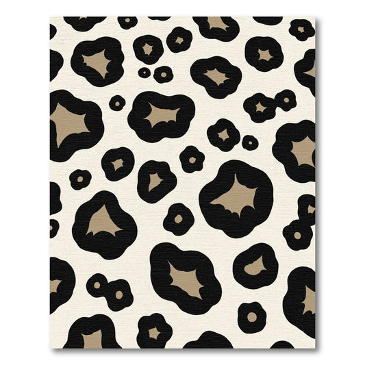 Taupe Black Spotted Organic Spots Rug