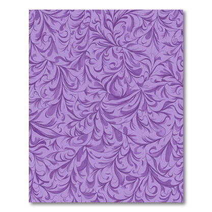 Lavender Swirl Floral Vine Rug