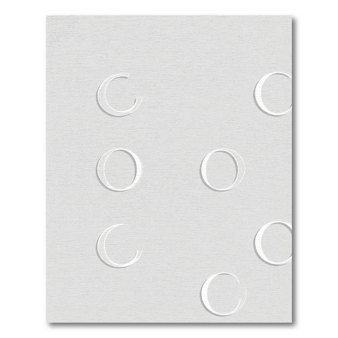 Silver Moon Phases Minimalist Rug