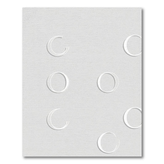 Silver Moon Phases Minimalist Rug