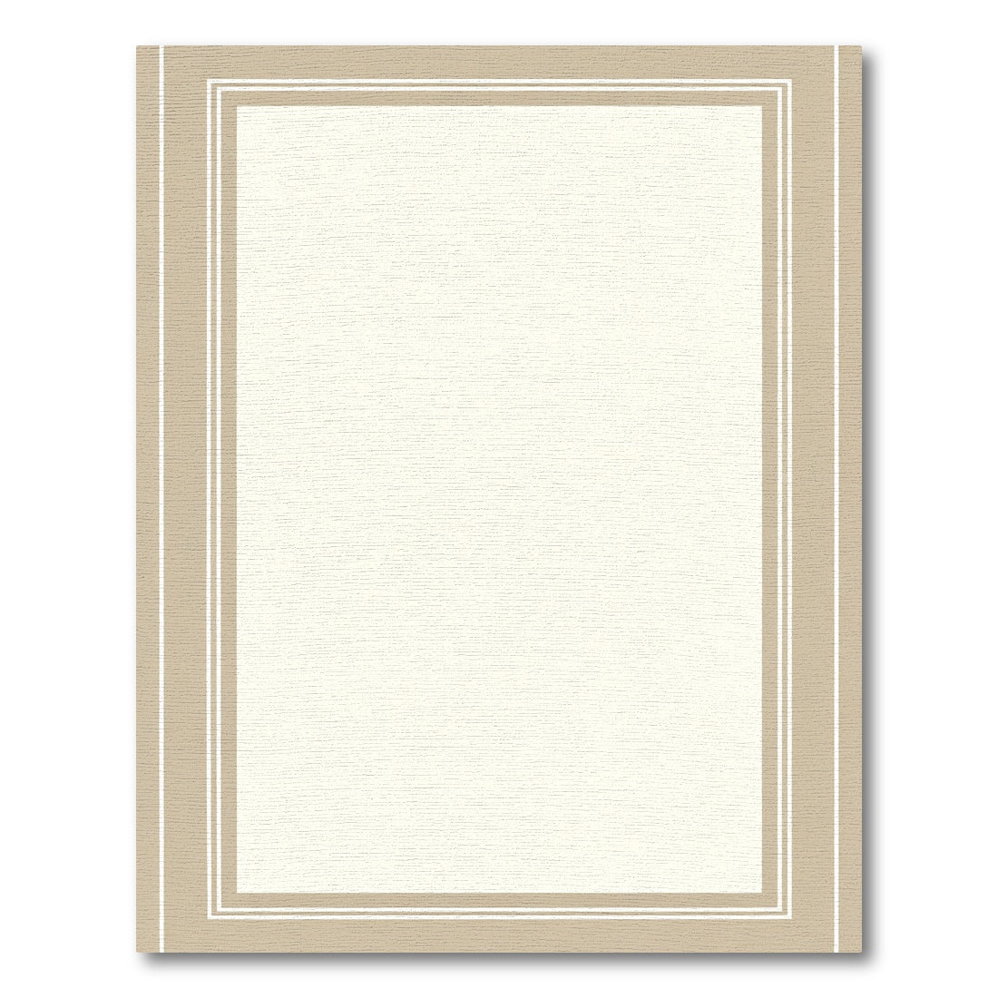 Neutral Tone Bordered Field Rug