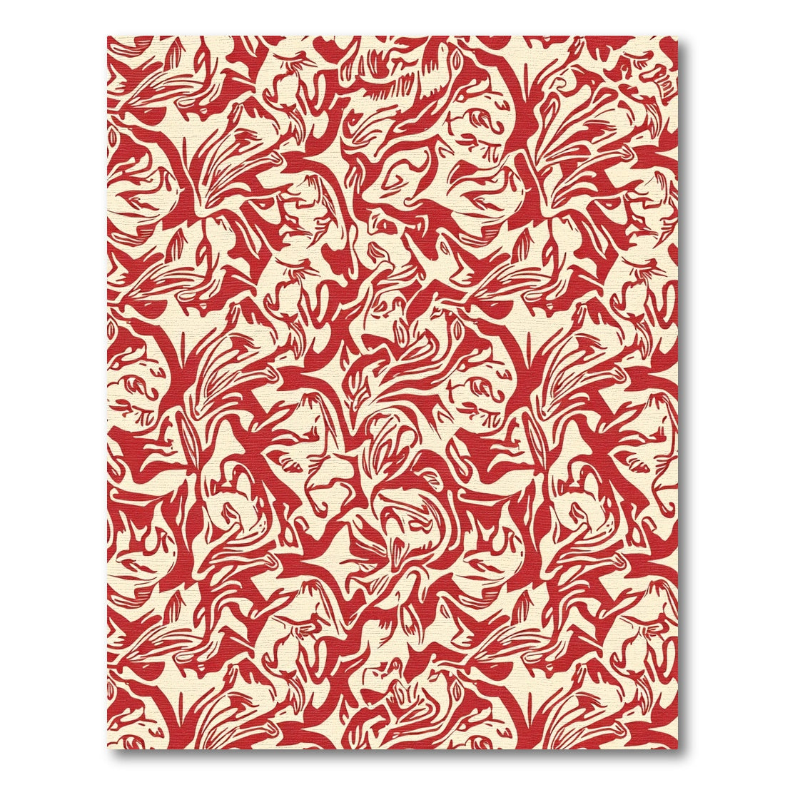 Crimson Visage Swirl Rapport Rug