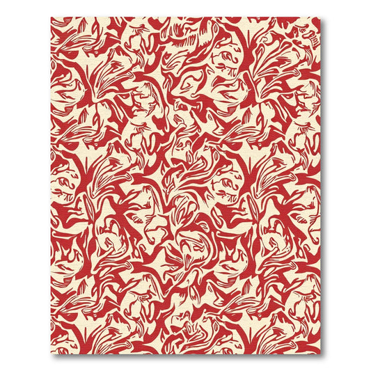 Crimson Visage Swirl Rapport Rug