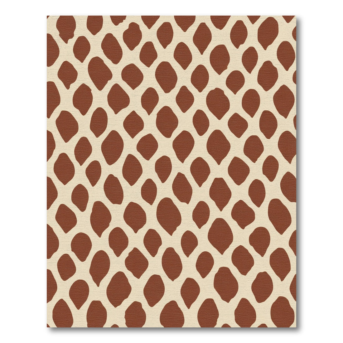 Natural Brown Animal Spots Rug