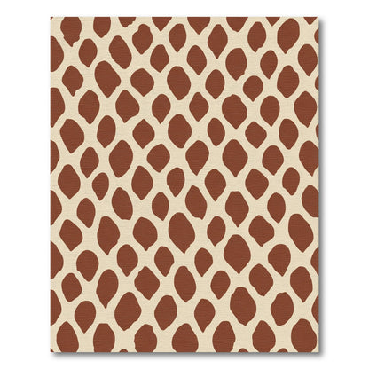 Natural Brown Animal Spots Rug